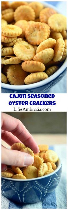 Cajun Seasoned Oyster Crackers