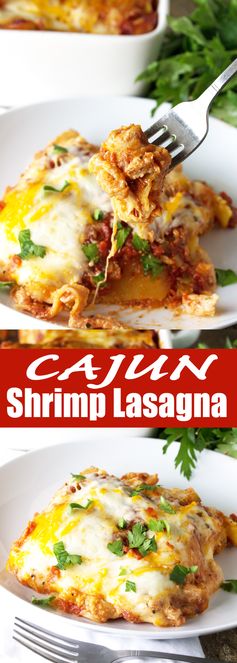 Cajun Shrimp Lasagna