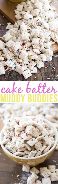 Cake Batter Muddy Buddies