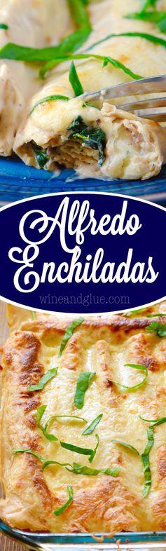 Cali Alfredo Enchiladas