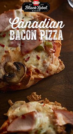 Canadian Bacon Pizzas