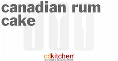 Canadian Rum Cake