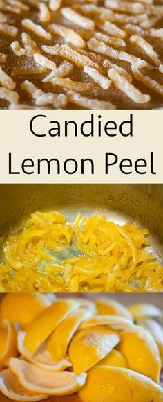 Candied Lemon Peel