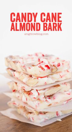 Candy Cane Almond Bark