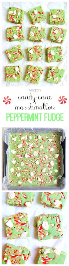 Candy Cane Peppermint Fudge