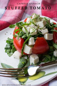 Caprese Spinach Stuffed Tomato