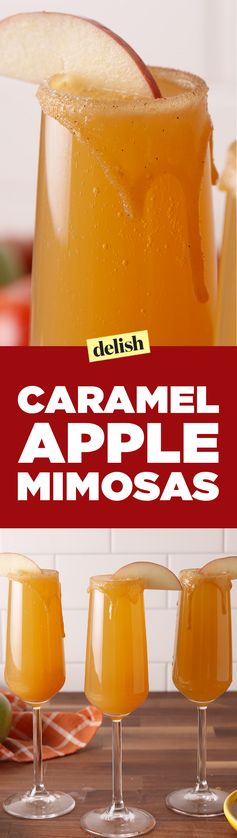 Caramel Apple Mimosas