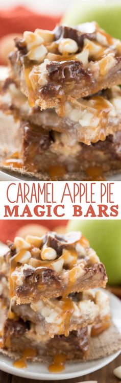 Caramel Apple Pie Magic Bars