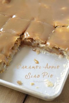 Caramel Apple Slab Pie