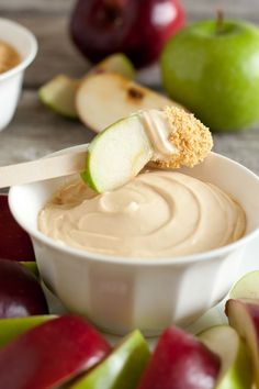 Caramel Cheesecake Apple Dip (3 Ingredient 3 Minute