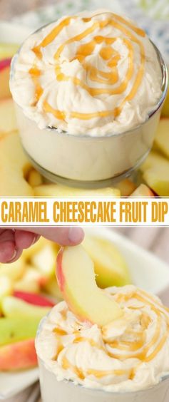 Caramel Cheesecake Fruit Dip