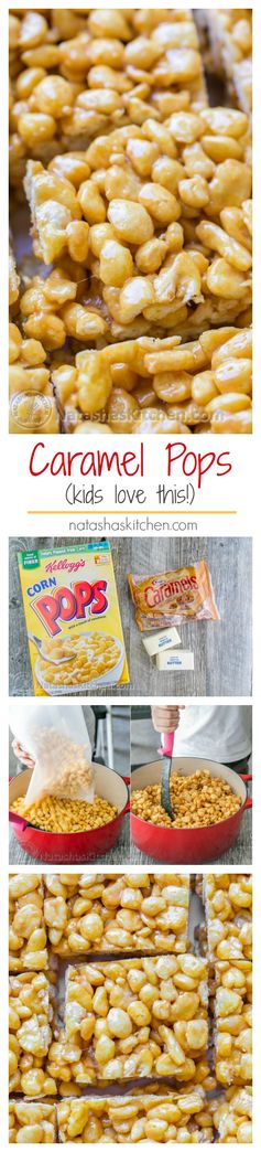 Caramel Corn Pops Treats