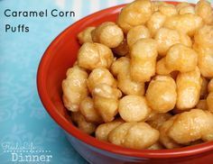 Caramel Corn Puffs (Hands Down, the BEST treat EVER!