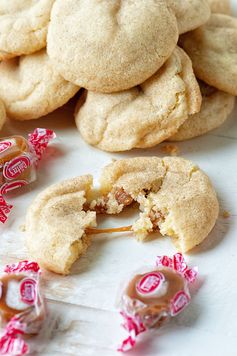 Caramel Cream Filled Snickerdoodles