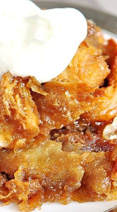 Caramel Croissant Bread Pudding