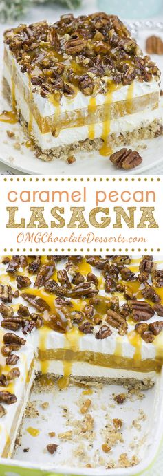 Caramel Pecan Lasagna