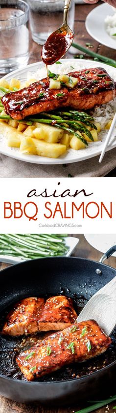 Caramelized Asian BBQ Salmon