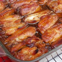 Caramelized Baked Chicken Wings