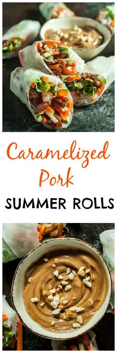 Caramelized Pork Summer Rolls