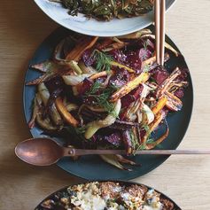 Caramelized Vegetables with Dijon Butter