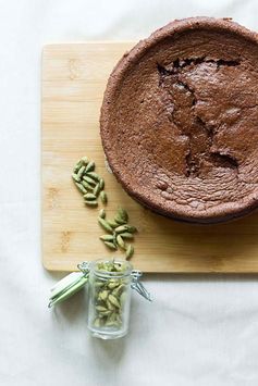 Cardamom Chocolate Mousse Cake