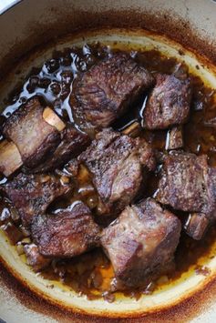 Caribbean Short Ribs and a Fireball Cocktail