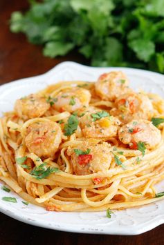 Caribbean Shrimp Pasta