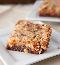 Carrot Cake Chess Squares