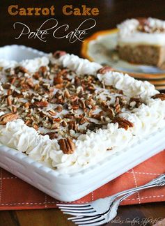 Carrot Cake Poke Cake