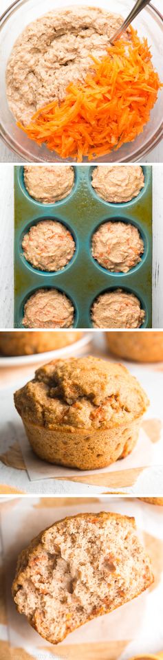 Carrot Cake Protein Muffins