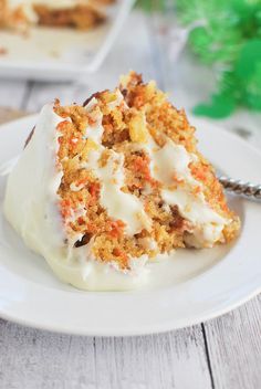 Carrot Cake with Buttermilk Glaze