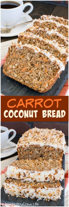 Carrot Coconut Bread