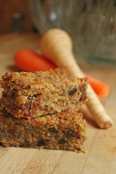 Carrot, Parsnip and Coconut Flapjacks