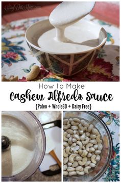 Cashew Alfredo Sauce (Dairy Free + Paleo + Whole30 Compliant