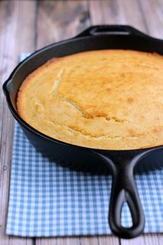 Cast Iron Buttermilk Corn Bread