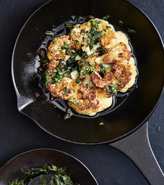 Cast-Iron Seared Cauliflower Steak