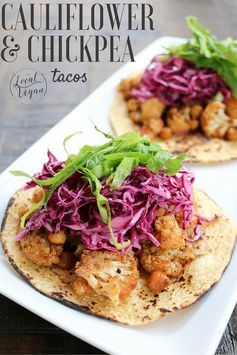 Cauliflower & Chickpea Tacos