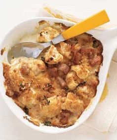 Cauliflower and Ham Gratin