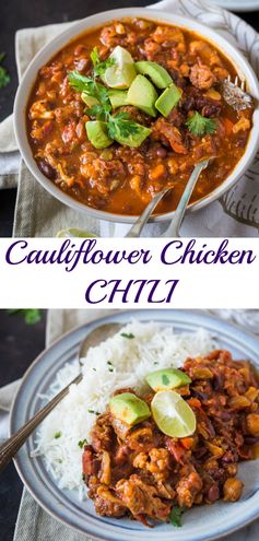 Cauliflower Chicken Chili