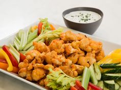 Cauliflower Hot Wings with Buttermilk Ranch Dipping Sauce