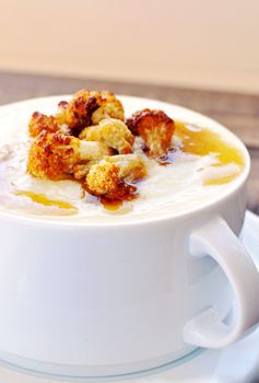 Cauliflower Parmesan Soup