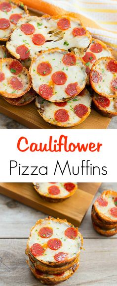 Cauliflower Pizza Muffins