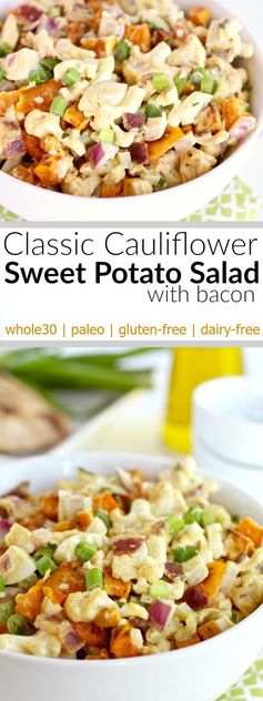 Cauliflower Sweet Potato Salad