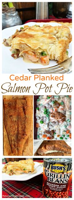 Cedar Planked Salmon Pot Pie