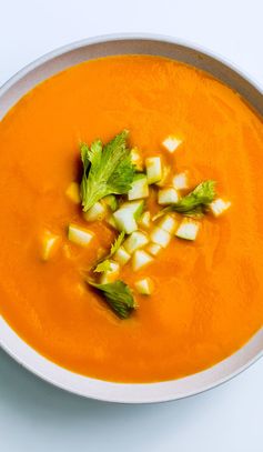 Celery Root and Carrot Soup