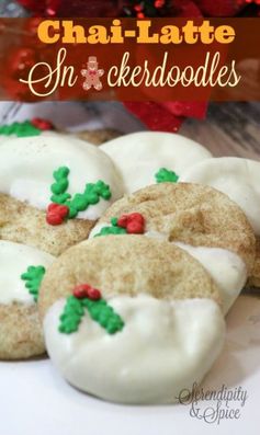 Chai Latte Snickerdoodle Cookie