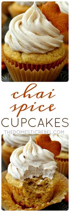 Chai Spice Cupcakes