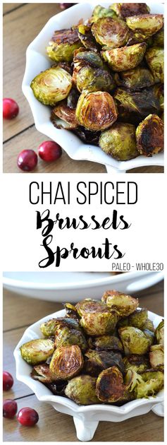 Chai Spiced Brussels Sprouts