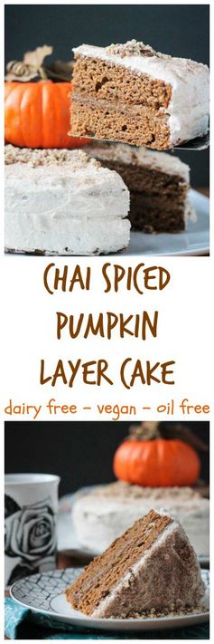 Chai Spiced Pumpkin Layer Cake