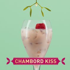 Chambord kiss cocktail